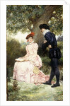 A Courting Couple, 1880 by Jules Arsene Garnier