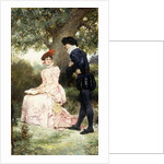 A Courting Couple, 1880 by Jules Arsene Garnier