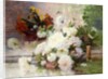 A Still Life with Autumn Flowers by Eugene Henri Cauchois