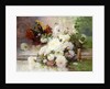 A Still Life with Autumn Flowers by Eugene Henri Cauchois
