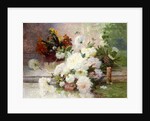 A Still Life with Autumn Flowers by Eugene Henri Cauchois