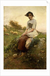 The Shepherdess by Henry Paul Perrault