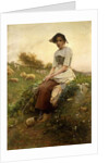 The Shepherdess by Henry Paul Perrault
