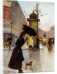 Paris Street Scene, 1890 by Francis Garat