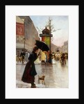 Paris Street Scene, 1890 by Francis Garat