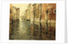 A Venetian Canal Scene by Fritz Thaulow