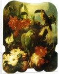 Exotic Birds and Flowers, 1893 by Ludwig Adam Kunz