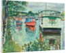 House Boats, Loch Lomond by George Leslie Hunter