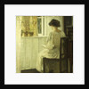 A Woman Reading in a Sunlit Interior by Carl Holsoe