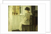A Woman Reading in a Sunlit Interior by Carl Holsoe