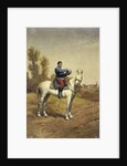 Cavalryman on a White Charger, 1907 by Etienne Prosper Berne-Bellecour