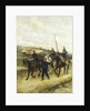 A Cavalry Office and Dragoons by Jean-Baptiste Edouard Detaille