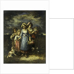 The Flower Gatherers, 1873 by Narcisse Virgile Diaz de la Pena