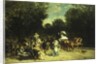 A Day in the Park, 1875 by Auguste de Molins