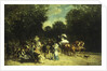 A Day in the Park, 1875 by Auguste de Molins