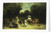 A Day in the Park, 1875 by Auguste de Molins