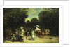 A Day in the Park, 1875 by Auguste de Molins