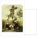 Decorating the Shrine, 1854 by Gustave Brion