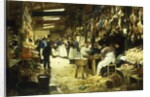 The Marketplace, 1885 by Victor Gabriel Gilbert