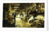The Marketplace, 1885 by Victor Gabriel Gilbert