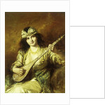 Odalisque with a Mandolin by Agapit Stevens