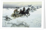 The Sleighride, 1896 by Jaroslav Friedrich Julius Vesin