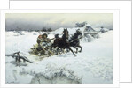 The Sleighride, 1896 by Jaroslav Friedrich Julius Vesin