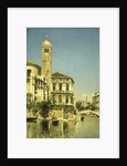 A Venetian Canal Scene by Martin Rico y Ortega