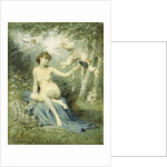 Nymph driving Love away with a Torch by Victor Florence Pollet