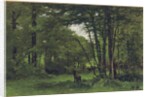 The Boundary Fence, Forest of Fontainebleau, c.1868 by Nathaniel II Hone
