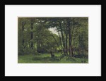 The Boundary Fence, Forest of Fontainebleau, c.1868 by Nathaniel II Hone