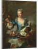 Portrait of Hyacinthe-Sophie de Beschanel-Nointel, Marquise de Louville by Hyacinthe Francois Rigaud