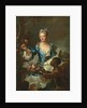 Portrait of Hyacinthe-Sophie de Beschanel-Nointel, Marquise de Louville by Hyacinthe Francois Rigaud