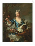 Portrait of Hyacinthe-Sophie de Beschanel-Nointel, Marquise de Louville by Hyacinthe Francois Rigaud