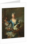Portrait of Hyacinthe-Sophie de Beschanel-Nointel, Marquise de Louville by Hyacinthe Francois Rigaud