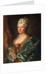 Portrait of the Marquise de la Mesangere, nee Marguerite de Rambouillet by Hyacinthe Francois Rigaud