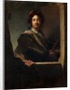 Portrait of the artist, half length, at a casement, 1712 by Hyacinthe Rigaud