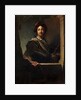 Portrait of the artist, half length, at a casement, 1712 by Hyacinthe Rigaud