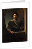 Portrait of the artist, half length, at a casement, 1712 by Hyacinthe Rigaud