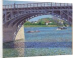 The Bridge at Argenteuil and the Seine, c.1883 by Gustave Caillebotte