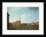 View of the Piazza della Signoria, Florence by Thomas Patch