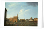 View of the Piazza della Signoria, Florence by Thomas Patch