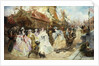 The Royal Entourage by Georges Clairin