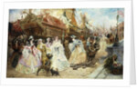 The Royal Entourage by Georges Clairin