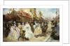 The Royal Entourage by Georges Clairin