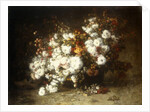 Still life of flowers by Aime Perret
