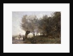 The Willows at La Pointe de L'Ile by Jean Baptiste Camille Corot