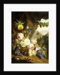 Still life with assorted flowers by Josef Holstayn
