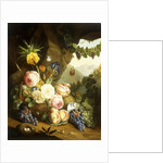Still life with assorted flowers by Josef Holstayn