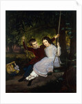 Alexander and Fanny on a Swing, 1847 by Just Jean Christian Holm